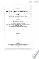 Sulla milizia cisalpino-italiana cenni storico-statistici dal 1796 al 1814