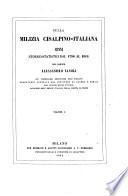 Sulla milizia cisalpino-italiana cenni storico-statistici dal 1796 al 1814