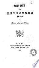 Sulla morte del Redentore inno di Piero Mazzei Lieto