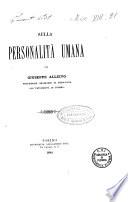 Sulla personalita umana