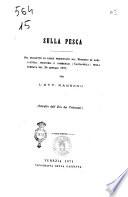 Sulla pesca sul progetto di legge presentato dal ministro di agricoltura, industria e commercio (Castagnola) nella tornata del 24 gennaio 1871 per l'avv. Rabbeno