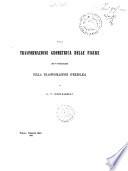Sulla trasformazione geometrica delle figure ed in particolare sulla trasformazione iperbolica