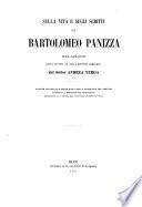 Sulla vita e sugli scritti di Bartolomeo Panizza