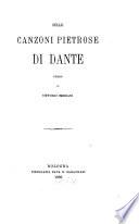 Sulle canzoni pietrose di Dante