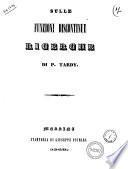 Sulle funzioni discontinue ricerche di P. Tardy