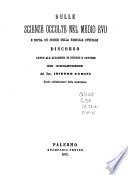 Sulle scienze occulte nel medio evo