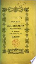 Sullo stato degli Asili di Carità per l'Infanzia in Milano durante l'anno 1838