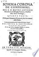Summa corona de confessori (etc.)