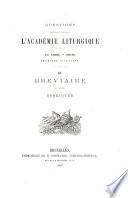 Sunti delle Dissertazioni lette nell' Academia liturgica in Roma...