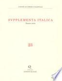Supplementa italica