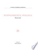 Supplementa italica