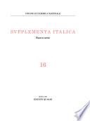 Supplementa italica