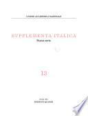 Supplementa italica