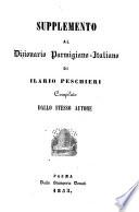 Supplemento al Dizionario parmigiano-italiano di Ilario Peschieri