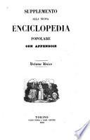Supplemento alla Nuova enciclopedia popolare con appendice