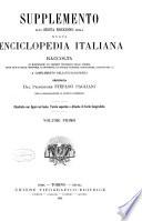 Supplemento alla sesta edizione della Nuova enciclopedia italiana
