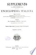Supplemento alla sesta edizione della Nuova enciclopedia italiana
