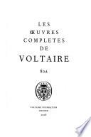 Œuvres complètes de Voltaire (Complete Works of Voltaire) 80A