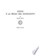 Svevo e la prosa del Novecento