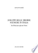 Sviluppi delle risorse sceniche in Italia