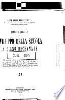Sviluppo della scuola e piano decennale