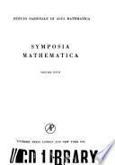 Symposia Mathematica