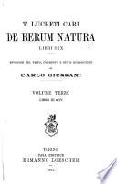 T. Lucreti Cari De rerum natura libri sex