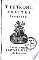 T. Petroni Arbitri Satyricon