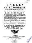 Tables astronomiques