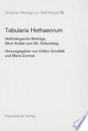 Tabularia Hethaeorum