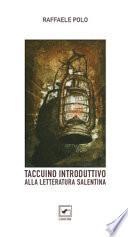 Taccuino introduttivo alla letteratura salentina
