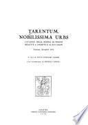 Tarentum, nobilissima urbs