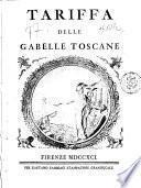 Tariffa delle gabelle toscane