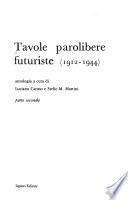 Tavole parolibere futuriste (1912-1944)