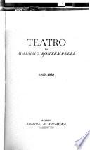 Teatro, 1916-1935