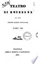 Teatro ad uso delle scene italiane di Kotzebue