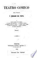 Teatro comico ...: Con gli uomini non si scherza. Un viaggio per instruzione. Il sistema di Giorgio. Il berretto bianco da notte. L'annello della madre. Il sogno di un brillante Vanità e capriccio. Un marito sospettoso