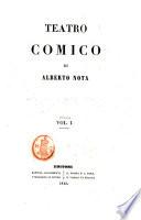 Teatro comico di Alberto Nota