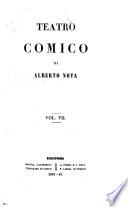 Teatro comico di Alberto Nota ...