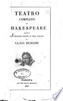 Teatro completo di Shakespeare