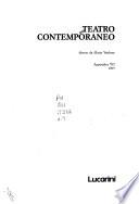 Teatro contemporaneo