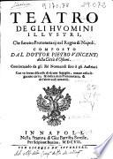 Teatro de gli huomini illustri, che furono protonotarij nel Regno di Napoli