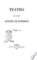 Teatro del signor Augusto di Kotzebue