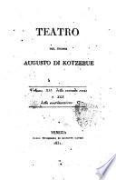 Teatro del signor Augusto di Kotzebue