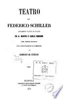 Teatro di Federico Schiller