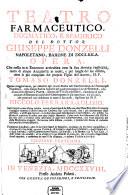 Teatro farmaceutico dogmatico, e spagirico