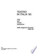 Teatro in Italia