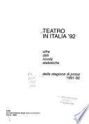 Teatro in Italia