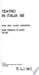 Teatro in Italia