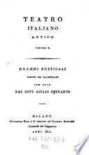 Teatro Italiano antico
